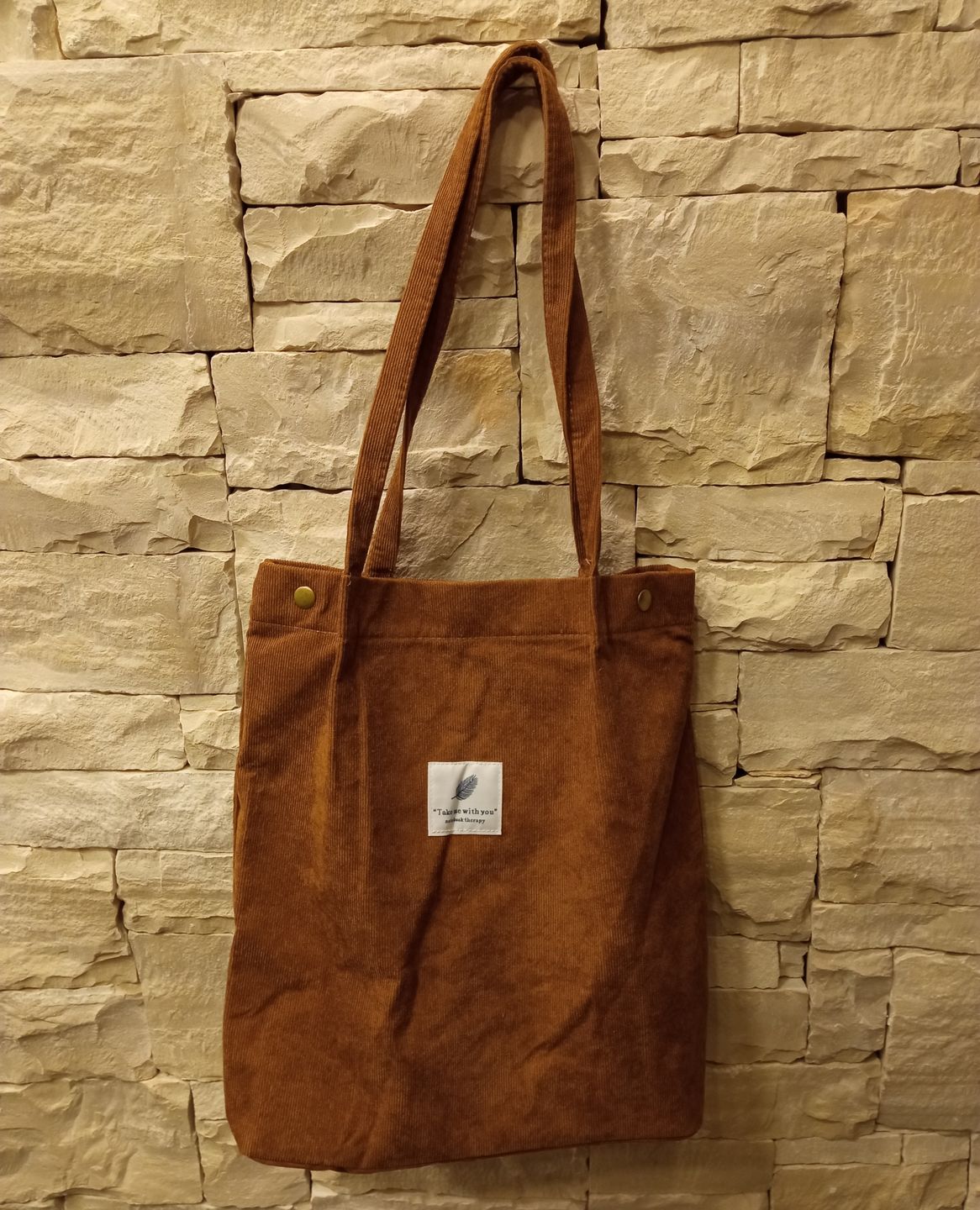 Customer photo review of Cord Tote Bag