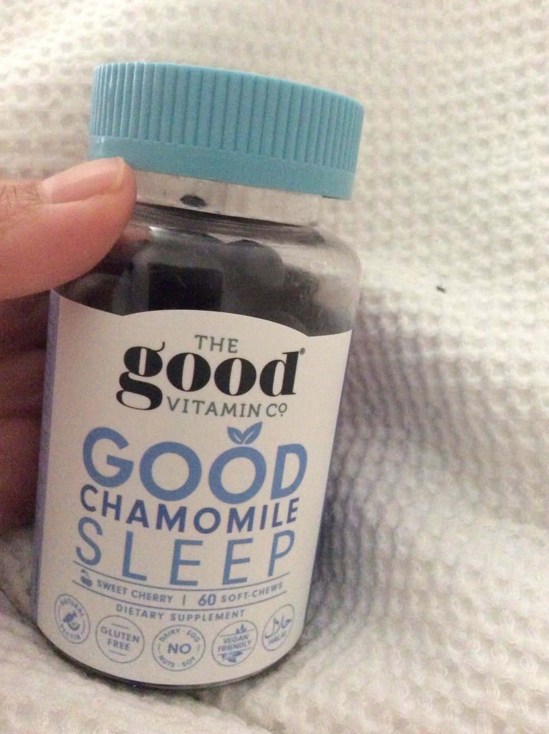 Customer photo review of Good Chamomile Sleep Supplements