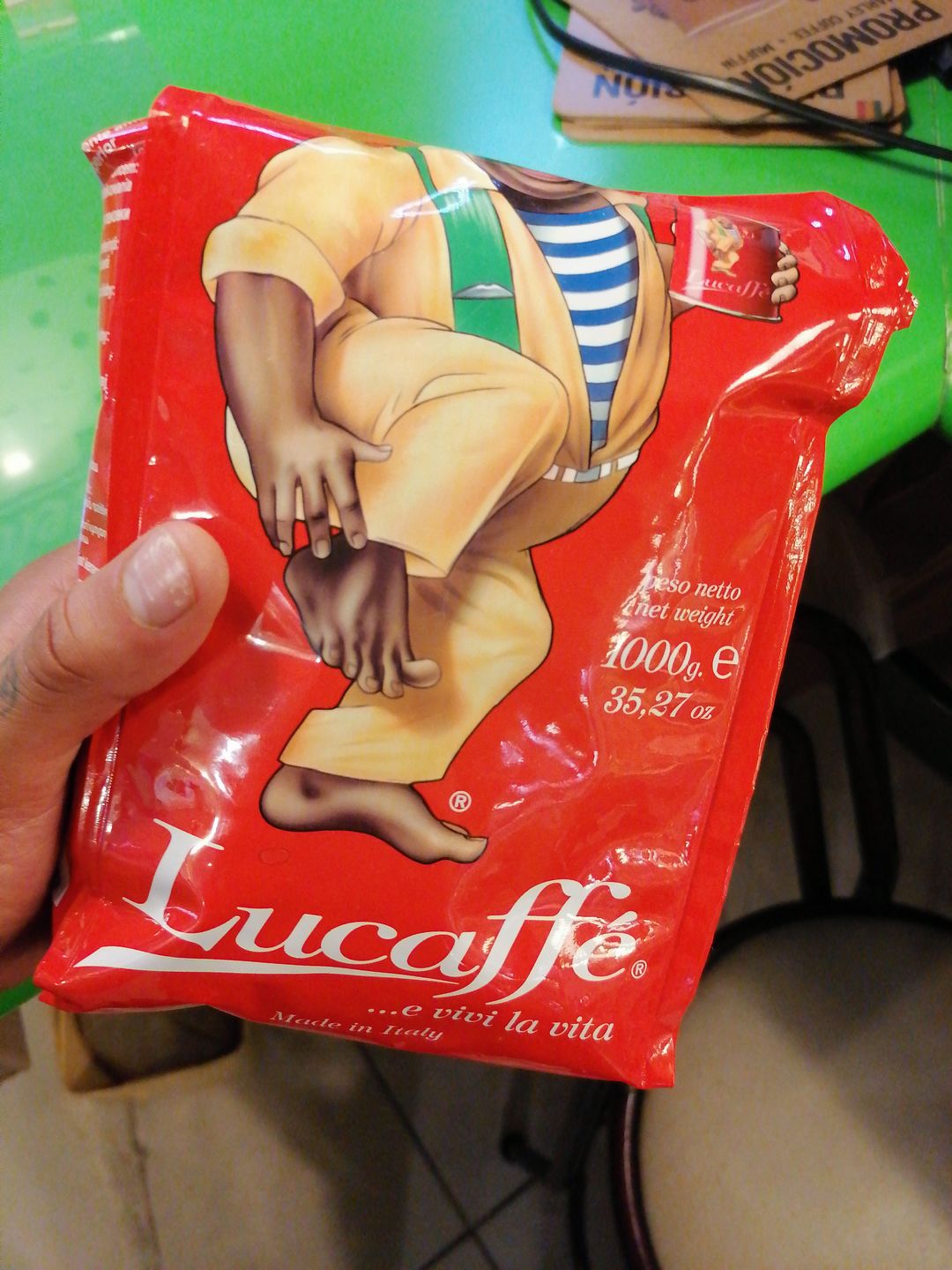 Customer photo review of Lucaffe Classic 1 kg Grano Entero
