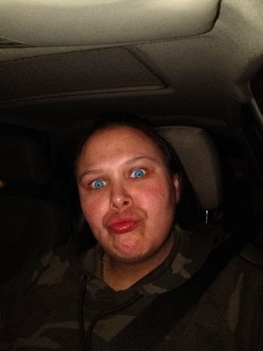 Customer photo review of New York Blue Prescription  Colored Contact Lenses