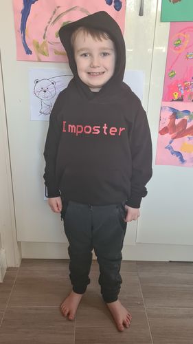 Customer photo review of Imposter Among Hoodie (MRK X)