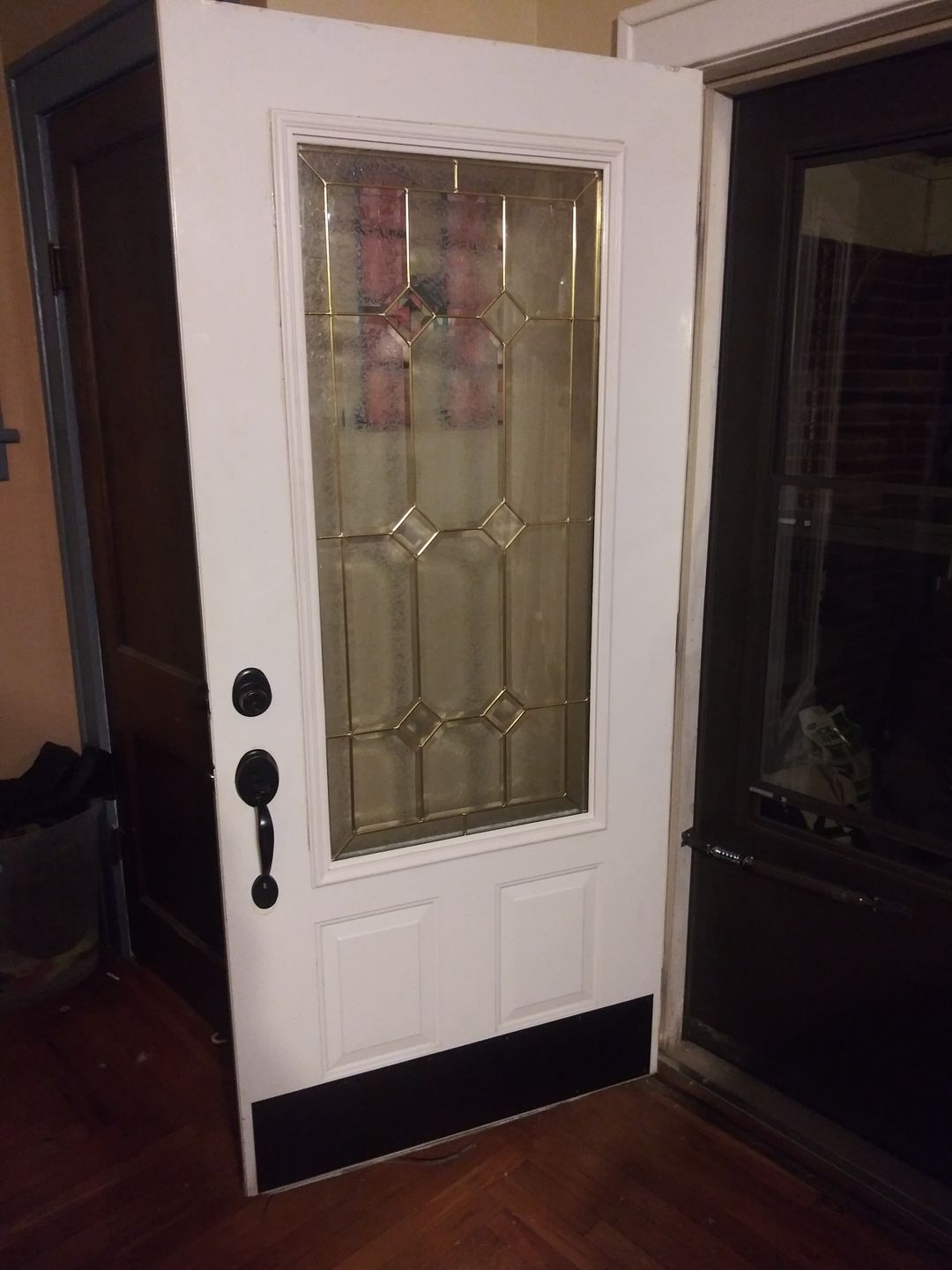 Customer photo review of 3/4 Lite 24" x 50" Frame Kit for 1" Glass