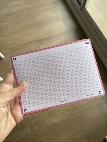 Avis photo d'un client sur Flashcards FLASH 2.0 OXFORD # 80 cartes 10,5 x 14,8 cm - petits carreaux