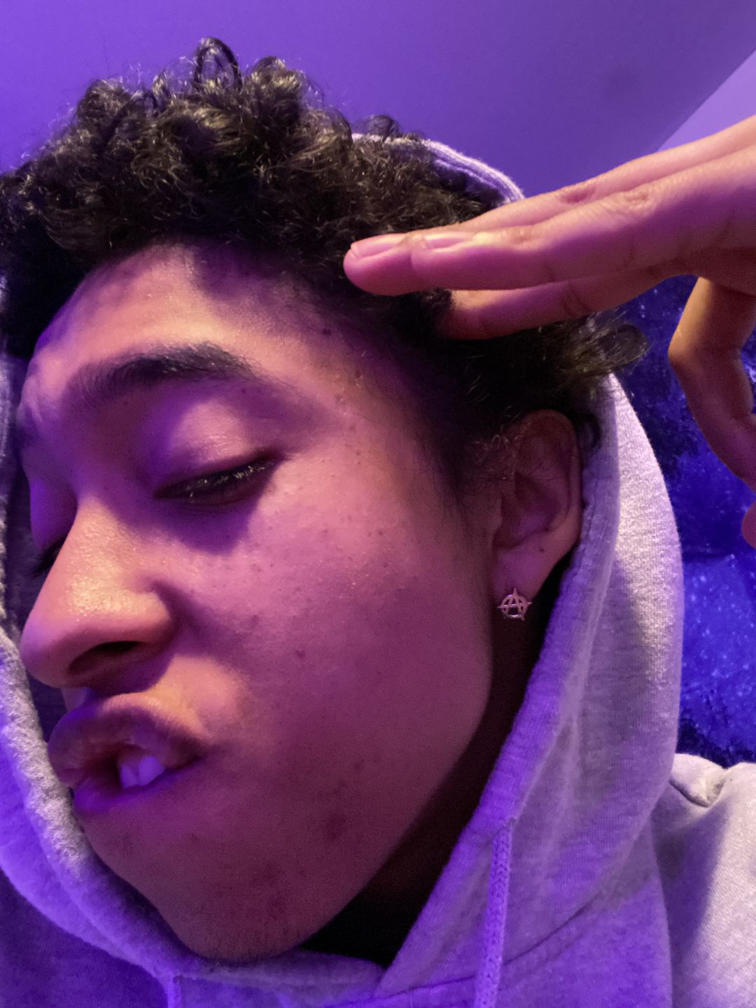 Customer photo review of ANARCHY EARRING