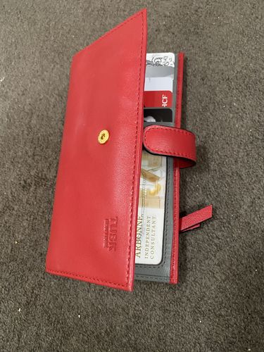 Customer photo review of Joy Long Slim Wallet