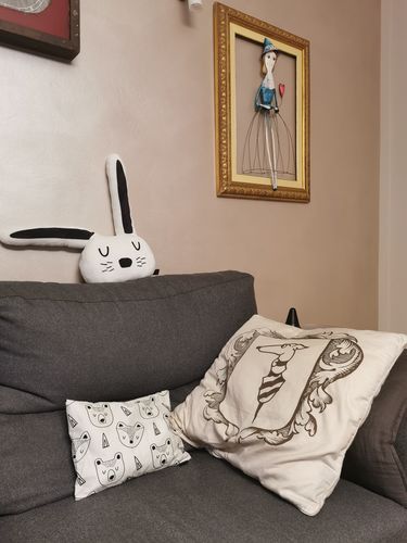 Recensione con foto di un cliente su Cuscino d'erbe rilassanti
