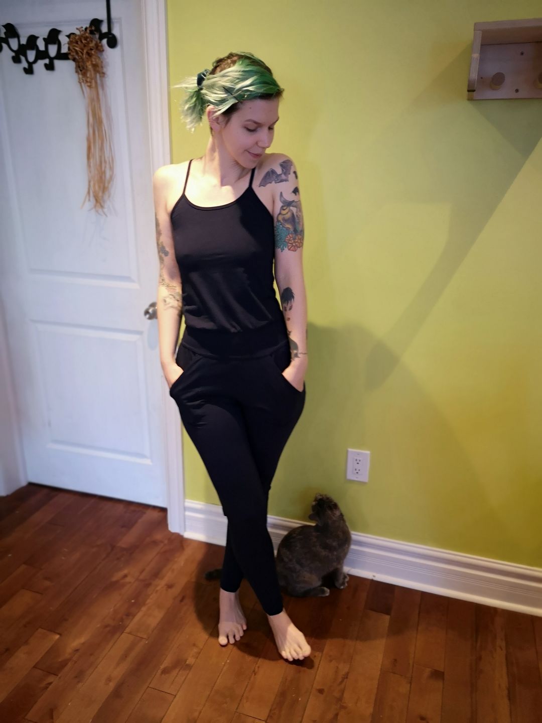 Customer photo review of Long Yoga Jumpsuit