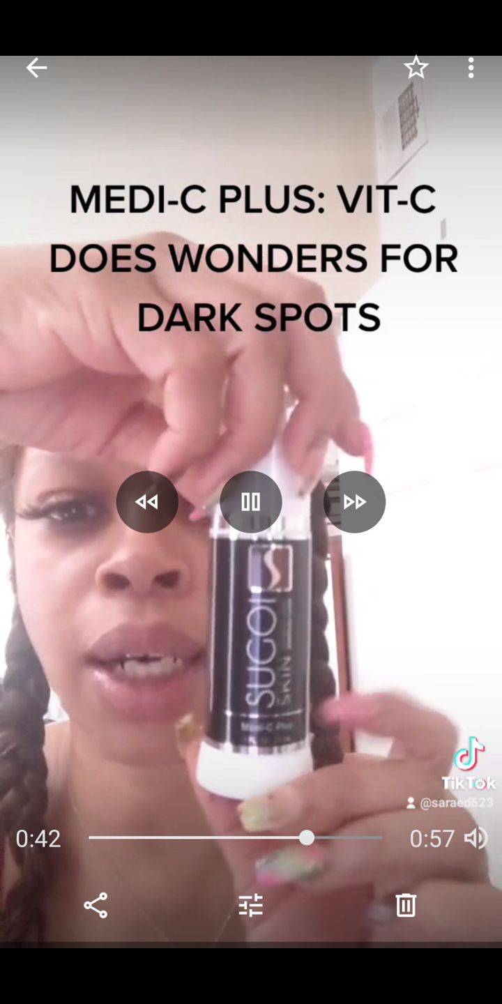 Customer photo review of Medi-C Plus Serum 1 oz
