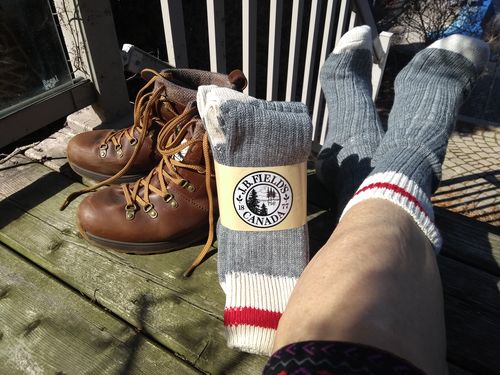 Customer photo review of J.B. Field's Traditional Wool Boot Socks (3 Pairs) - SLIGHTLY IMPERFECT