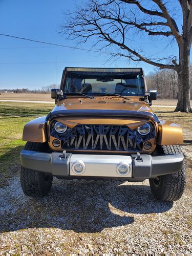 Customer photo review of Halo Headlights & Shark Grille & Smoke Turn Signal Lights Combo for Jeep Wranger JK/ JKU
