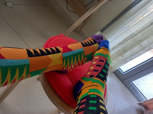 Customer photo review of 4 Mask & 4 Sock Combo