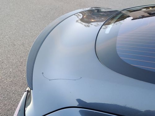 Customer photo review of Carbon Fiber Performance Spoiler for Tesla Model 3