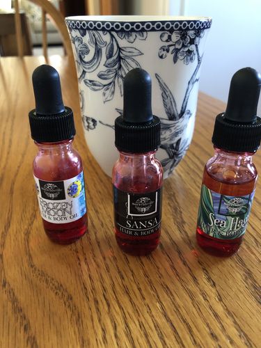 Customer photo review of Hair and Body Oil