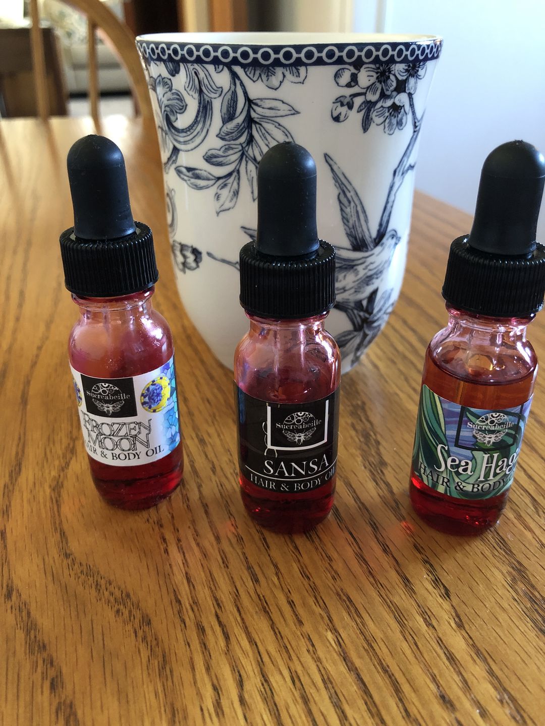 Customer photo review of Hair and Body Oil