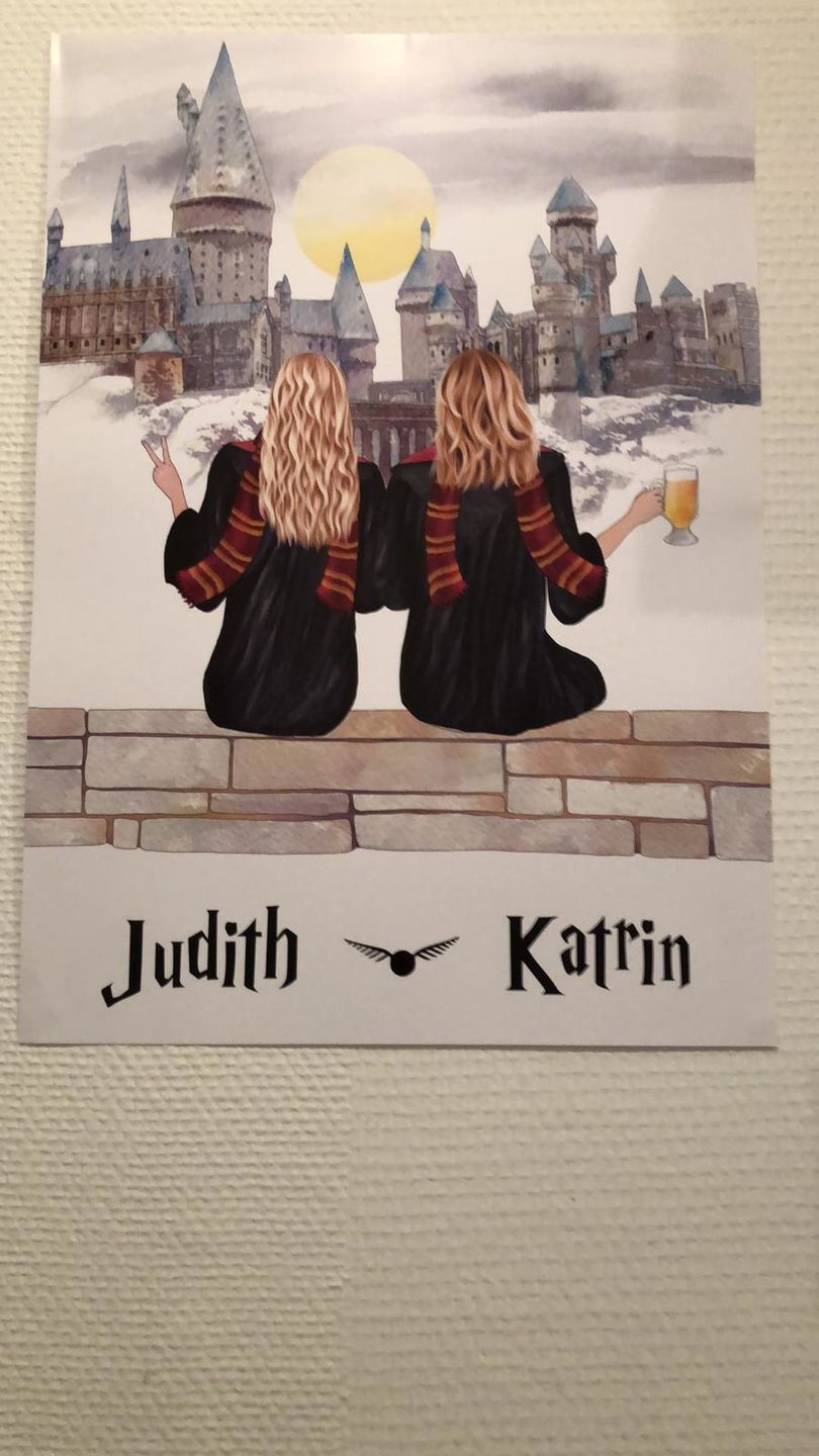 Customer photo review of Zauberinnen/Zauberer - Personalisiertes Poster