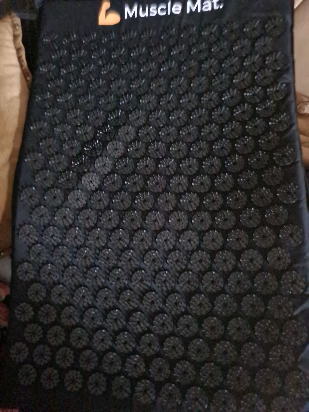 Customer photo review of Muscle Mat Luxury Acupressure Mat With Pillow