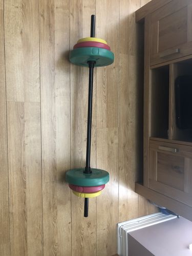 Customer photo review of 20kg Body Pump Set Cement in 2 colours HALF PRICE