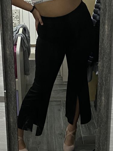 Customer photo review of Pantalone zampa con spacco