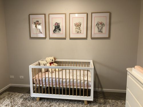 Customer photo review of Flower Crown Animals Canvas Prints