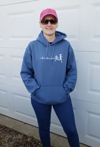 Customer photo review of Run Free Womens Hoodie