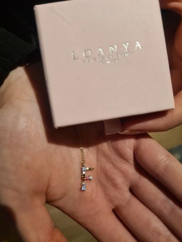 Customer photo review of LOANYA Buchstaben Kette