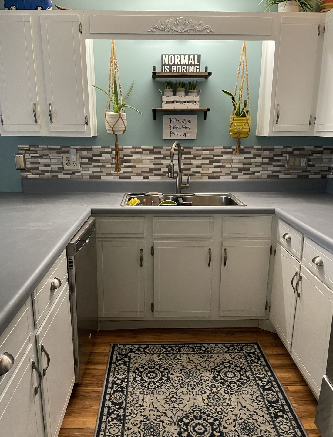 Customer photo review of Glover Gray - One Step Paint