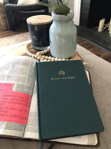 Customer photo review of Daily Kairos Prayer Journal