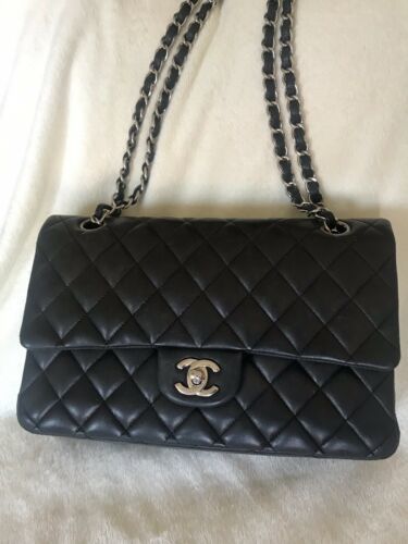 Customer photo review of CN00 Classic Flap Bag 26cm Silver