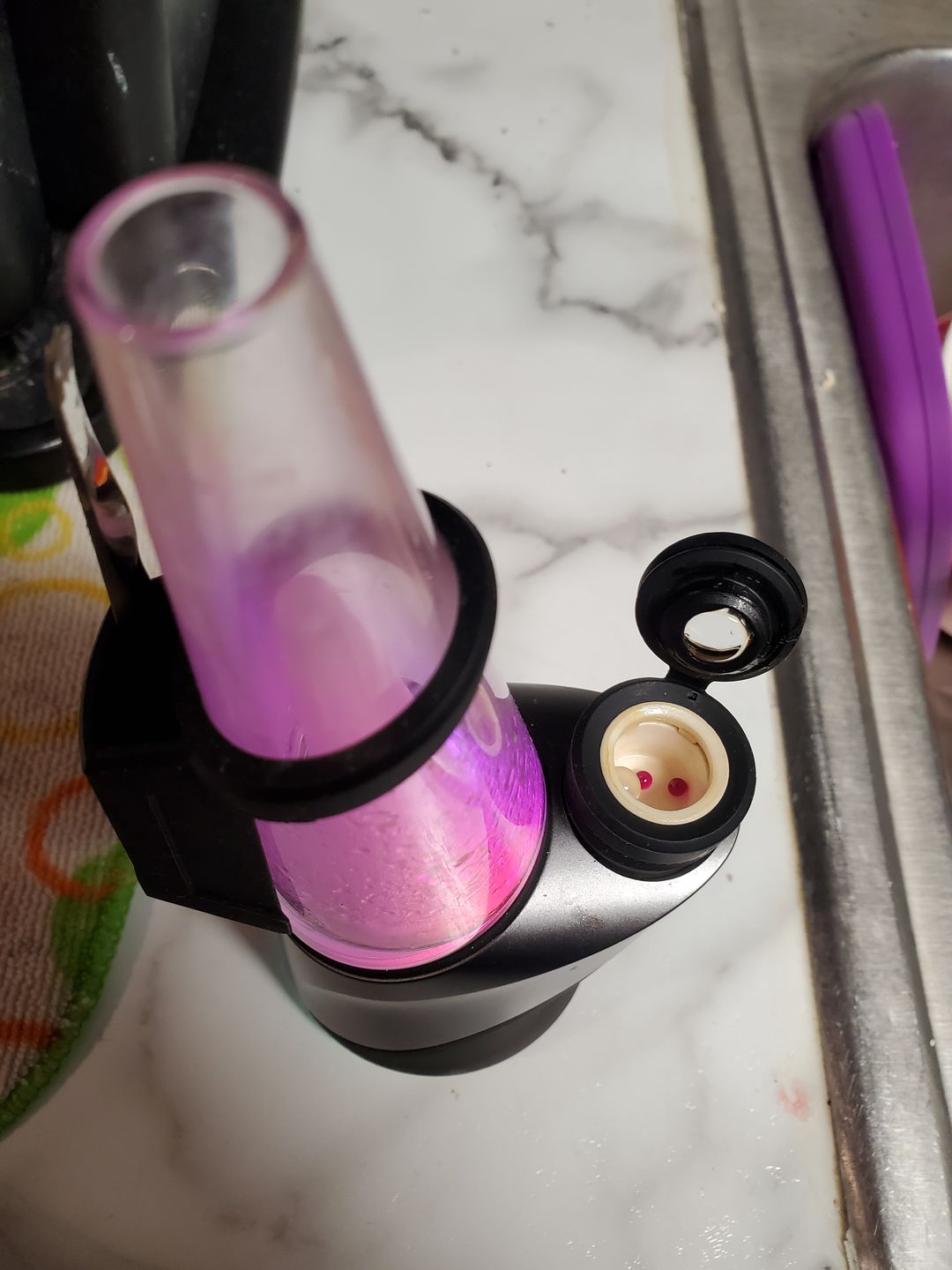 Customer photo review of Puffco Peak Pearl Set