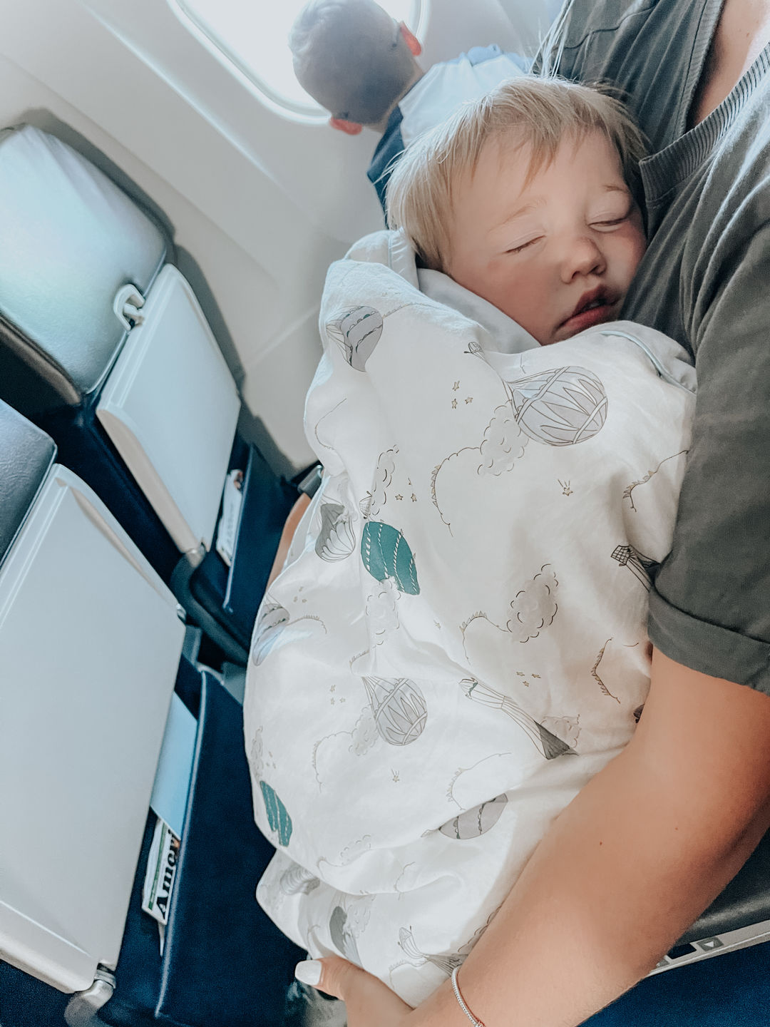 Customer photo review of Touch The Sky Baby Duvet - Blue