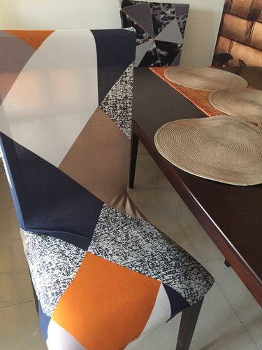 Customer photo review of Magic Universal Chair Cover