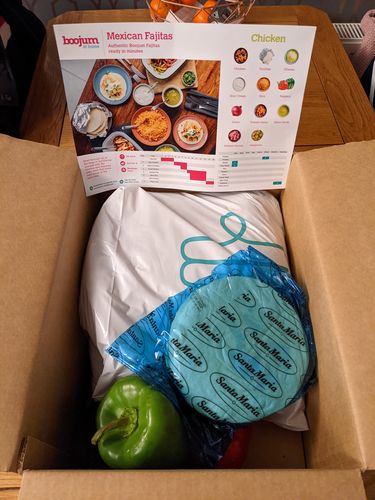 Customer photo review of Boojum Chicken Fajita Meal Kit For 4 People