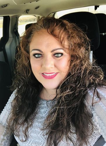 Customer photo review of Cherry Ocean Prescription Contact Lenses