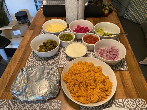 Customer photo review of Boojum Chicken Fajita Meal Kit For 4 People