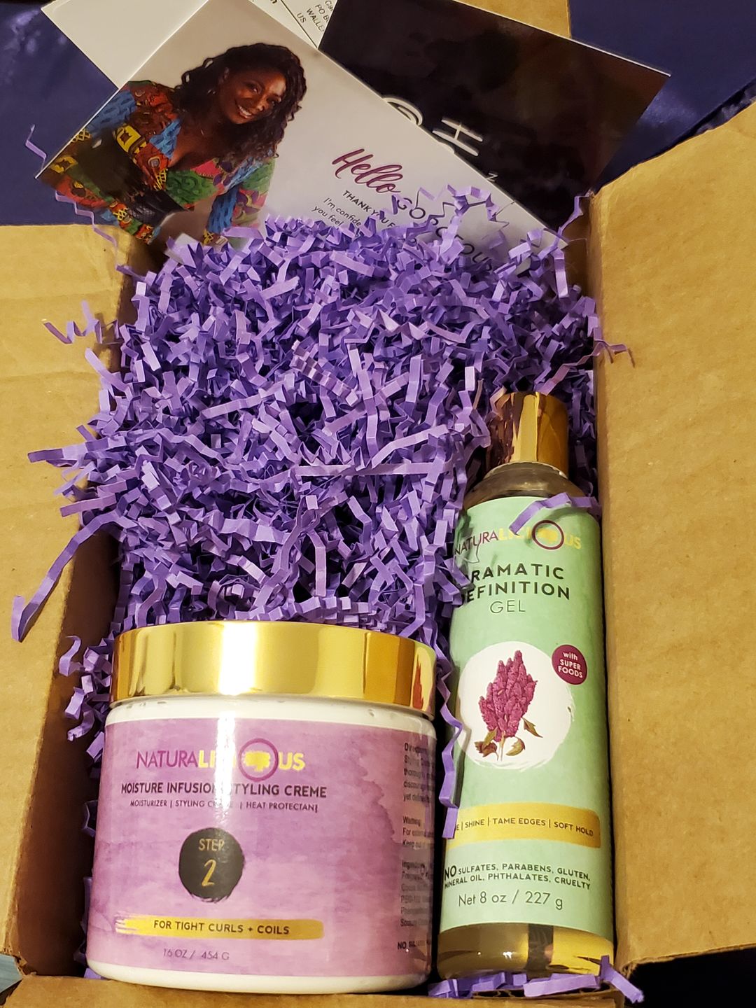 Customer photo review of Step 2: Moisture Infusion Styling Creme (For Tight Curls)