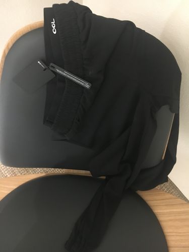 Customer photo review of Double Waistband Sweatpant-Black