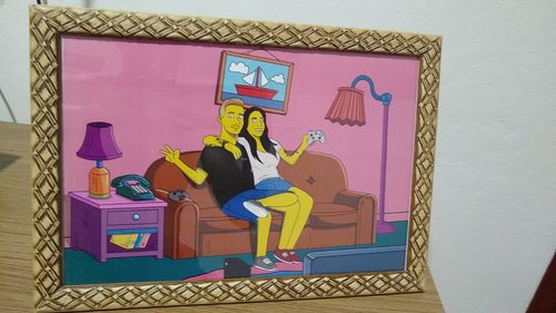 Customer photo review of RETRATO EM ARQUIVO DIGITAL FAMILIA AMARELA