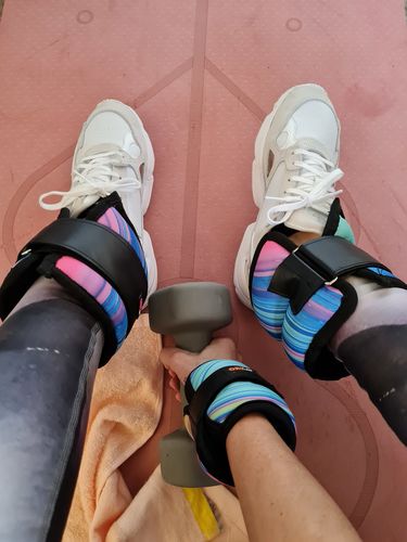 Customer photo review of Muñequera WRAP Psicodelic