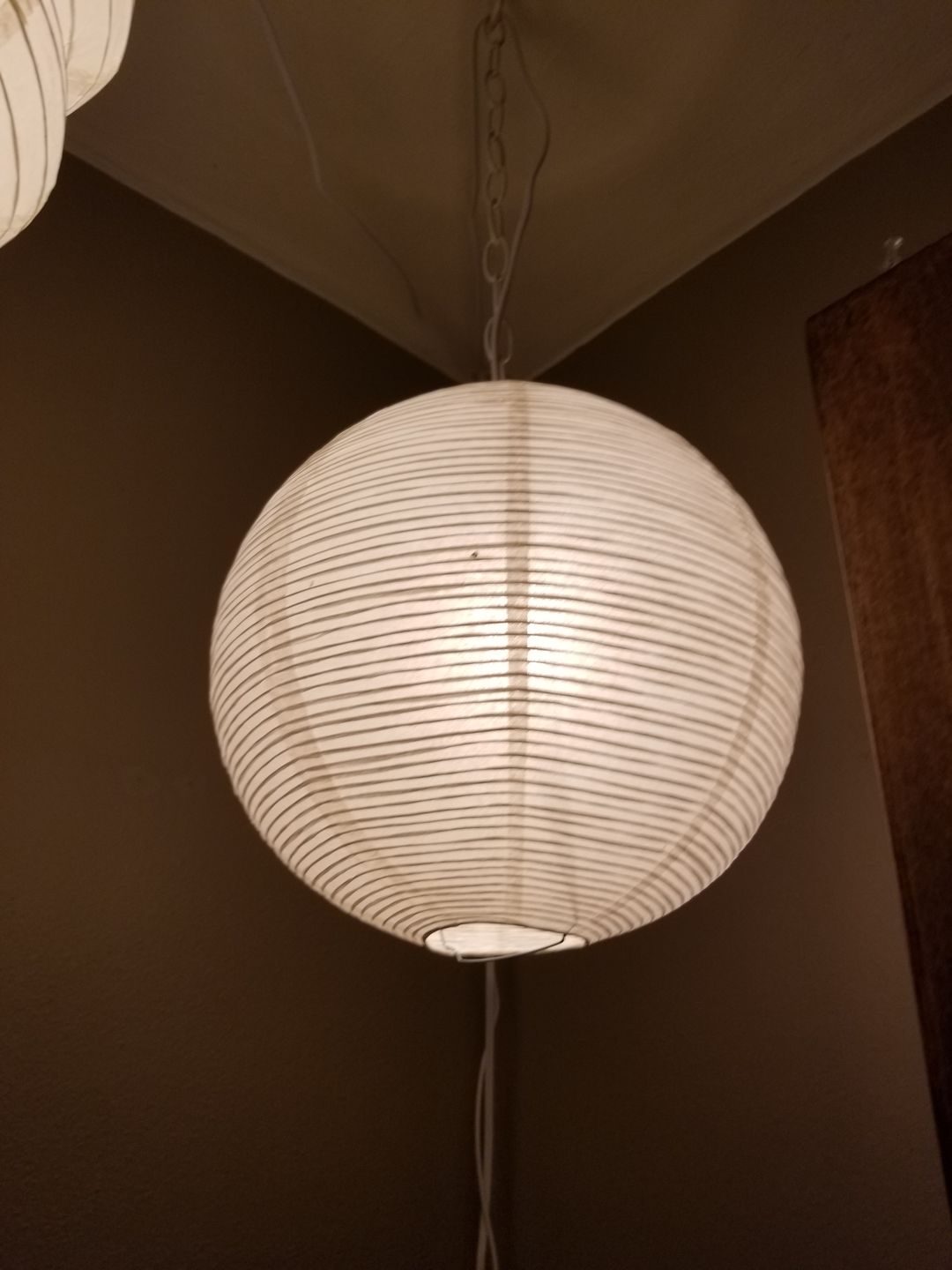 Customer photo review of 16" Beige / Ivory Round Paper Lantern, Even Ribbing, Chinese Hanging Wedding & Party Decoration