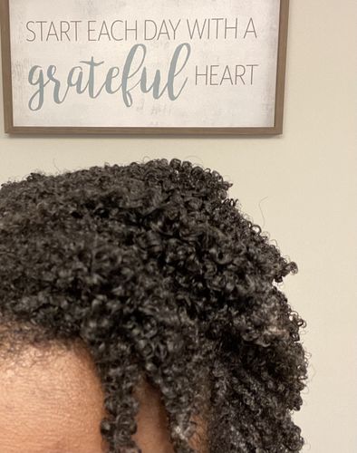 Customer photo review of LIMITED TIME - Pumpkin Power Kit for Enhanced Hair Growth (4 Items)