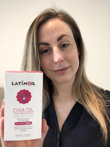 Customer photo review of Latinoil Chia Hair Treatment