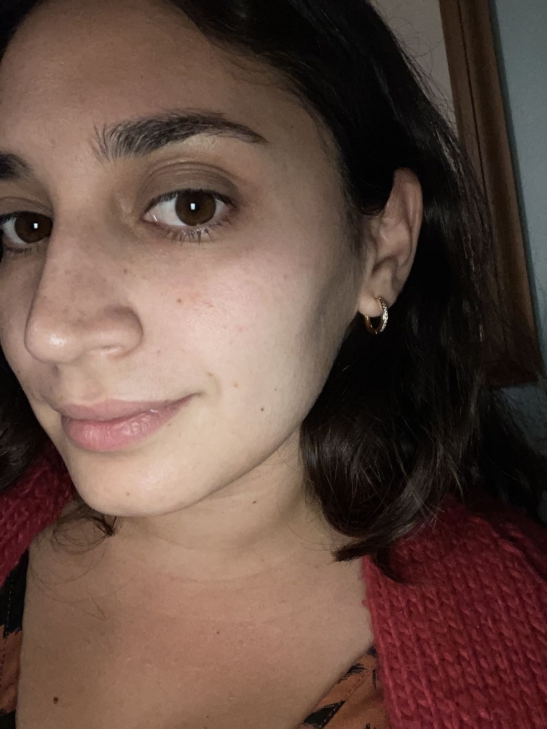 Customer photo review of ARGOLLAS LISAS CIRCONES BAÑADAS EN ORO 15MM