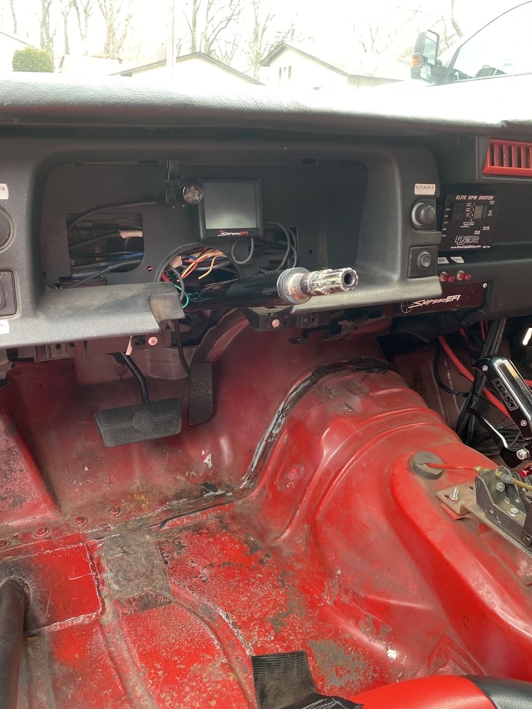 Customer photo review of 1982-2002 Camaro/Firebird Fbody Chromoly Lightweight Steering Column Race Only