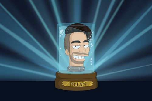 Customer photo review of Futurama Style Custom Portrait