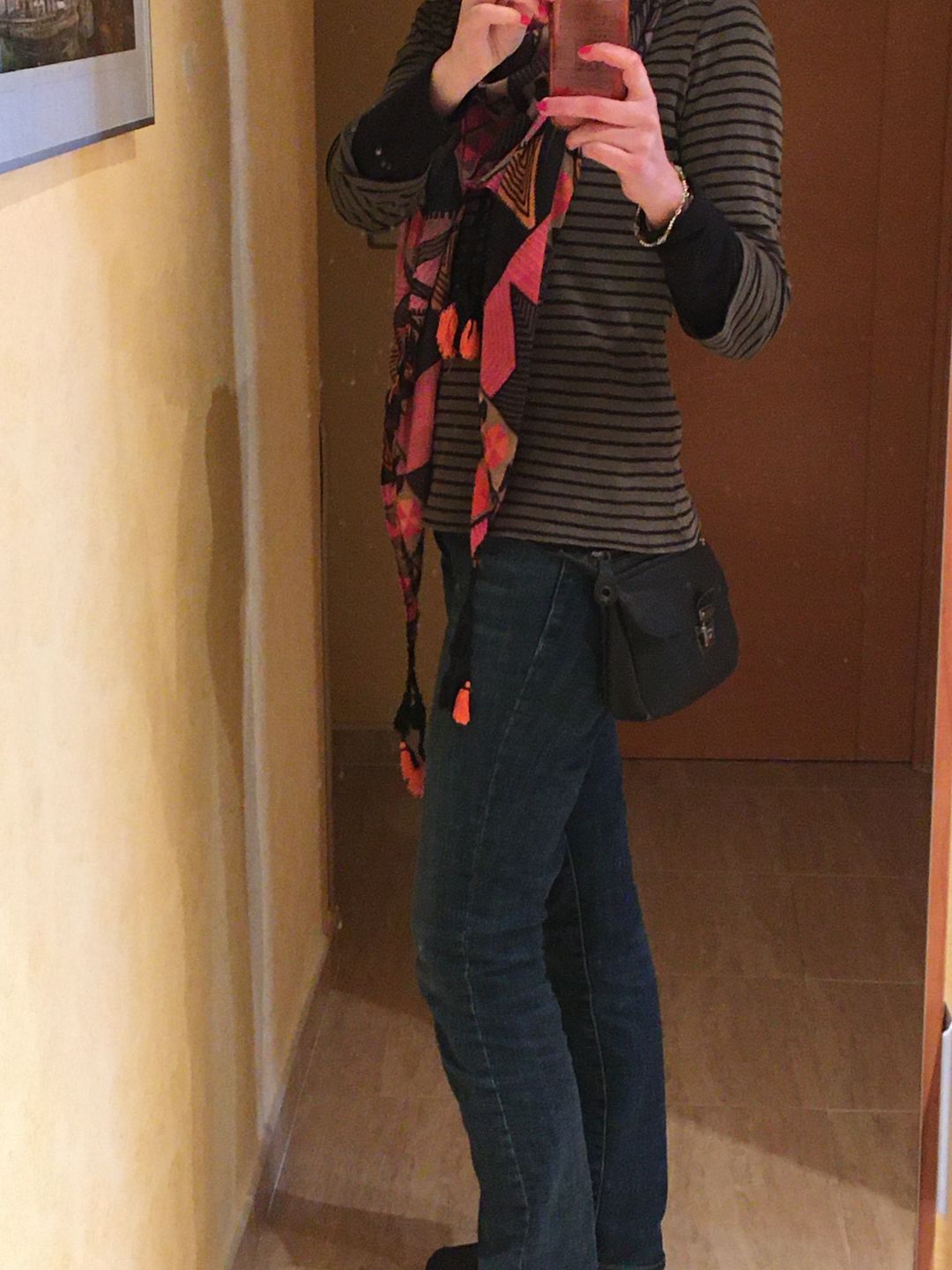 Customer photo review of Riñonera "Classic Black & Old Gold” + Bolsillo trasero · Piel · Pieza Exclusiva Núm. 19004