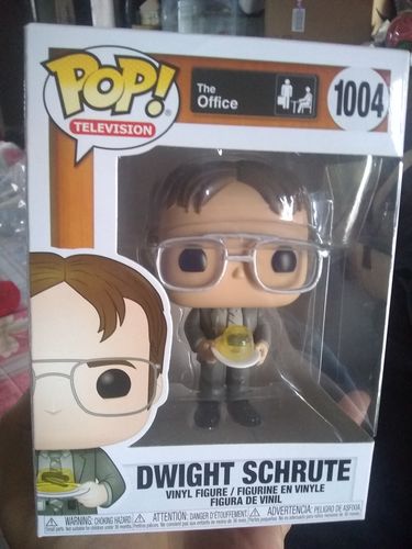 Customer photo review of 1004 FUNKO POP television : Dwight with Jello Stapler The Office