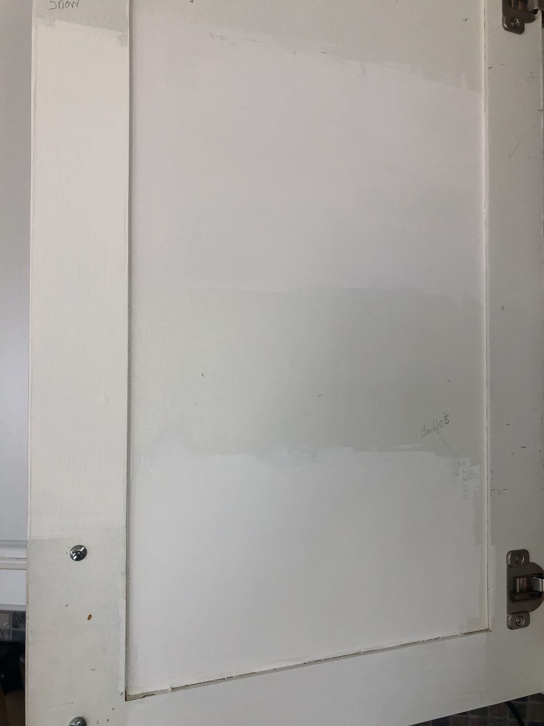 Customer photo review of Winter Snow - One Step Paint