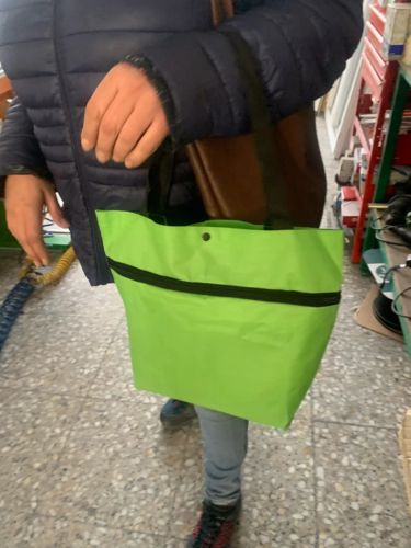 Customer photo review of Foldbar shopping taske med hjul