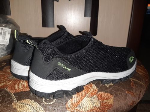 Customer photo review of MEN'S OUTDOOR SLIP-ON CASUAL SHOES