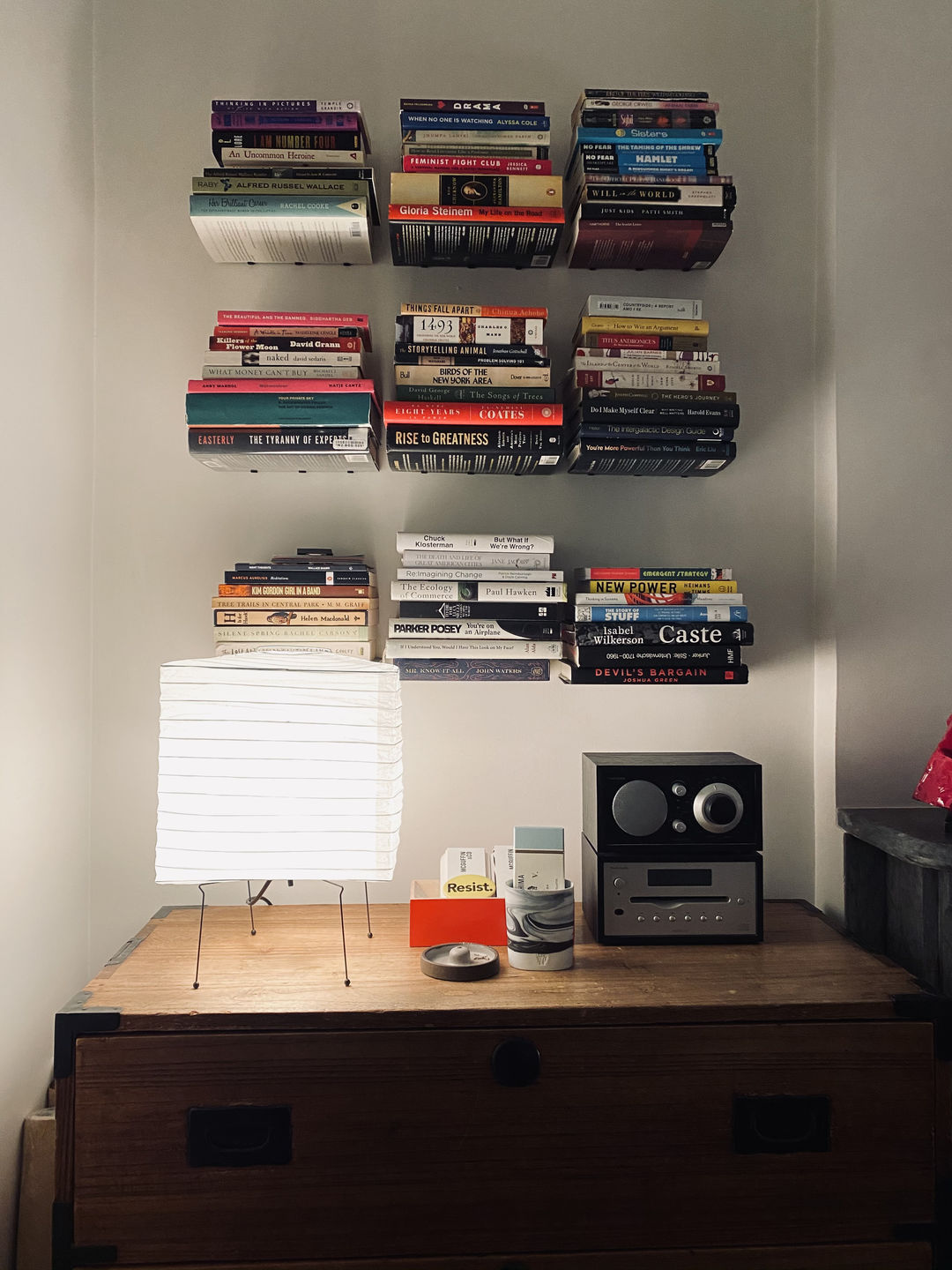 Customer photo review of 10" White Square Shaped Paper Lantern